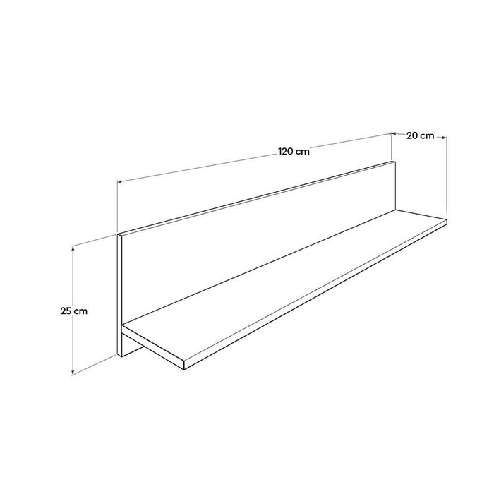 Hanah Home Estante de Pared Morado Raf-11-Uu-1